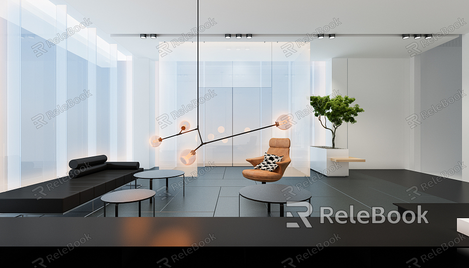 Modern reception area model