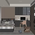 Tatami Bedroom Modern Design Featuring Storage Bed Workspace And Wooden Cabinets
