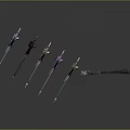 Crossbow Crossbow Crossbow Crossbow Mechanical Crossbow Shift Bow and Arrow Shoot Far Equipment Weapons High-tech Crossbow 3d model
