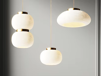 Quiet wind chandelier small chandelier bedside chandelier restaurant chandelier art chandelier 3d model