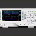 Digital Oscilloscope With Waveform Display Screen And Control Panel Knobs Buttons