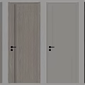 Modern Hinged Doors Various Designs Neutral Colors Wood Grain And Smooth Finishes For Home Interior