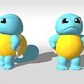Jenny Turtle Hand Ornaments SU Model Vray 3d model