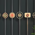 Elegant Traditional Chinese Metal Cabinet Handles With Various Decorative Shapes And Patterns