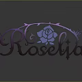 Decorative Roselja Metal Sign With Rose Design Curved Patterns And Spiked Edges