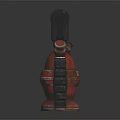 Vintage Rusted Military Grenade With Mechanical Sighting Device And Textured Grip