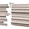 Gypsum line top line 3d model