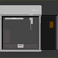 modern printer digital printer three axis printer cnc printer 3d model