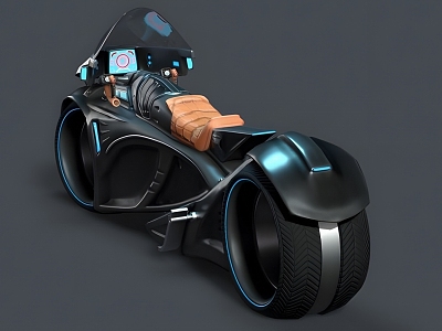 Concept motorcycle 3d model