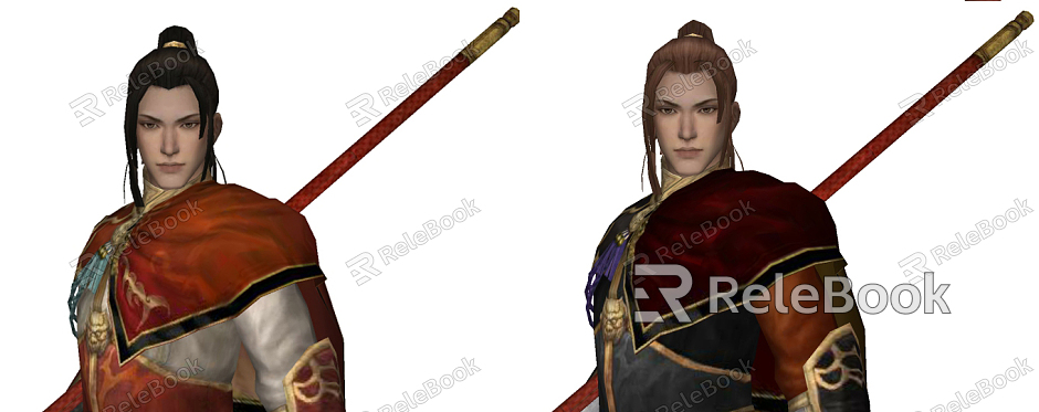 Modern Game Character Three Kingdoms Unparalleled Character Man model