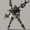Trendy Play Robot Armored Mech Armored Core Game Character Game Character Movie Character Toy Decoration Toy 3d model