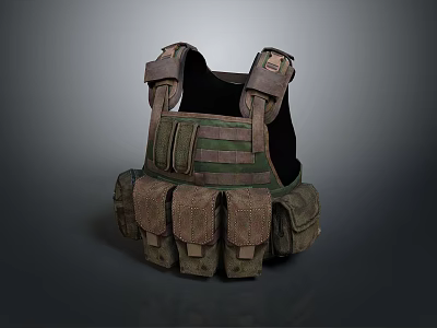 Durable Tactical Vest With Multiple Pockets And Adjustable Straps For Daily Use 3d model Durable Tactical Vest With Multiple Pockets And Adjustable Straps For Daily Use 3d model