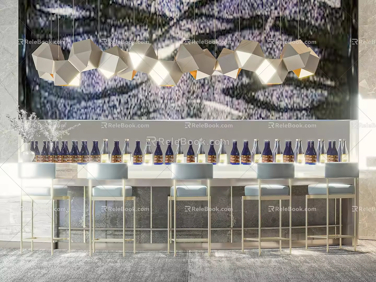 Bar 3d model