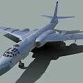Tupolev Tu-1 Twin Engine Jet Strategic Heavy Bomber from Soviet Union