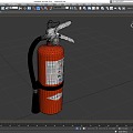 Fire Extinguisher Handheld Fire Extinguisher Small Fire Extinguisher Low Face Number Low Model Simple Model Game Sub-era Film and Television Level Super Realistic High Precision 3d model