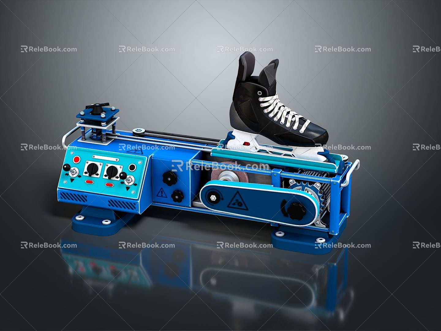 Skates Skates Skate Shoes Skate Shoes Knife Grinding Stone Production Line 3d model