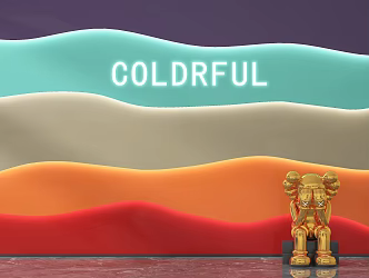 background wall 3d model