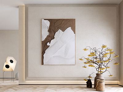 Decorative Hanging Painting 3d model