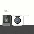 Poliform Midea Front Loading Washing Machine With Transparent Door And Dryer Appliances