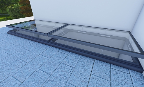 Rising parallel sunroof 3d model