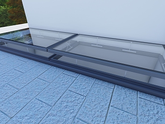 Rising parallel sunroof 3d model