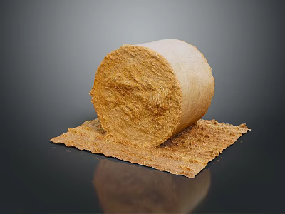 Scenic Natural Landscape with Rolling Green Hills and Fluffy White Clouds 3d model