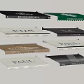 Different Design Awnings with Brand Logos for Cafes and Restaurants