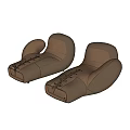 Modern Single Sofa Boxing Set Casual Sofa 3d model