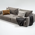 Modern Double Sofa Multi-person Sofa Combination Sofa 3d model