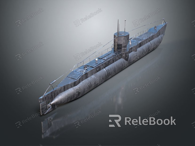 modern submarine diving ship submarine nuclear submarine ship model