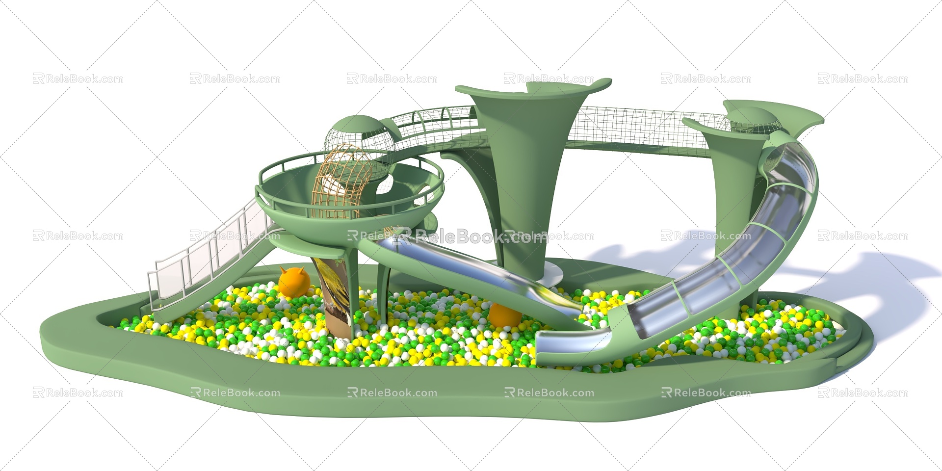 Children's recreational facilities model