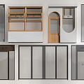 Various Types Of Entrance Doors With Glass Wood Metal Designs For Bakery And Shop