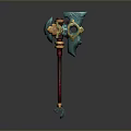 Tomahawk Axe Wooden Axe Handle Axe Mountain Axe Chopping Wood Axe Chopping Wood Axe Magic Axe 3d model