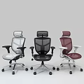 Modern Ergonomic Mesh Office Chairs For Home Office With Headrests Armrests Various Colors
