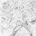 Detailed Urban Building Complex Layout With Historical And Modern Architectural Structures