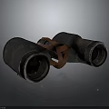 Aerospace Metal Tubes With Red Strap For Space Engine Components Assembly 3d model