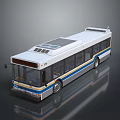 Modern Bus City Bus Big Bus CMB 3d model