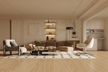 The Silent Living Room 3d model