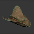 Classic Brown Distressed Cowboy Hat For Everyday Wear And Outdoor Use