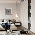 Kids Room Interior Design With Bed Stuffed Toys Toy Cars And Bookshelves