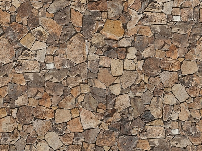 wall tile rubble material 3d model