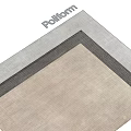 Poliform SHINDO Modern Carpet Square Carpet Silent Carpet 3d model