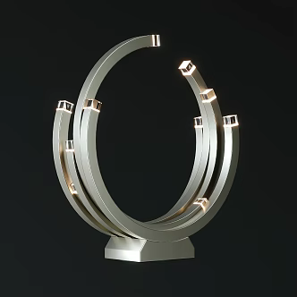Modern table lamp 3d model