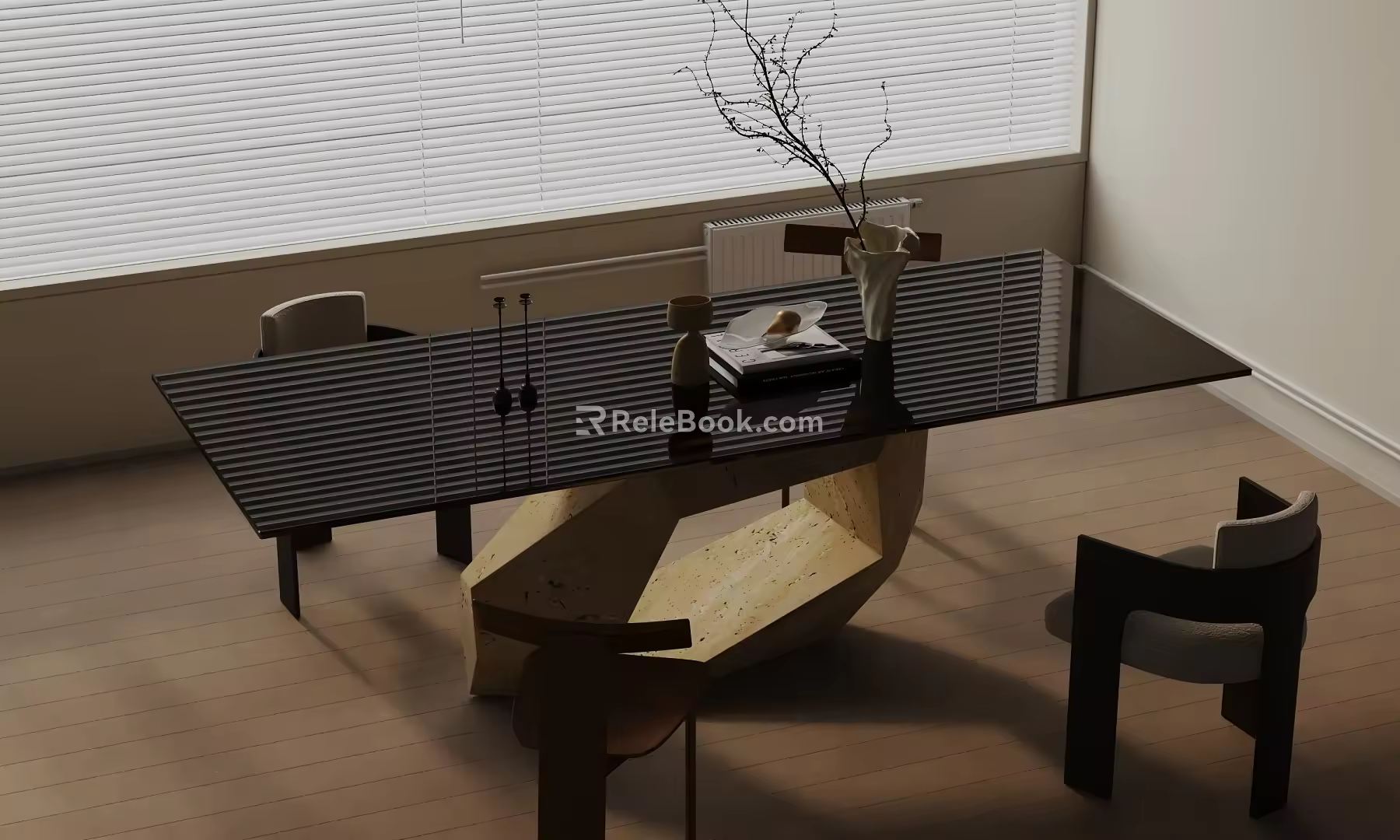 Table combination 3d model