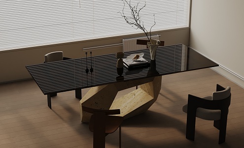 Table combination 3d model