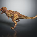 Realistic T Rex Dinosaur Figure With Open Mouth And Detailed Skin Texture