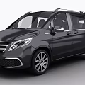Black Mercedes-Benz Luxury MPV With Sleek Exterior And Spacious Interior Design