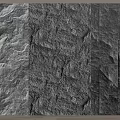 Natural Stone And Wood Wall Design With Textured Surface For Interior Spaces