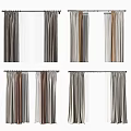 Various Styles Curtains Featuring Striped Patterns Sheer And Solid Fabric Combinations