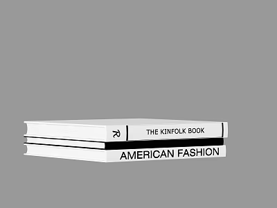 The Kinpoul Book American Fashion Featuring Stylish Trends And Design Elements 3d model